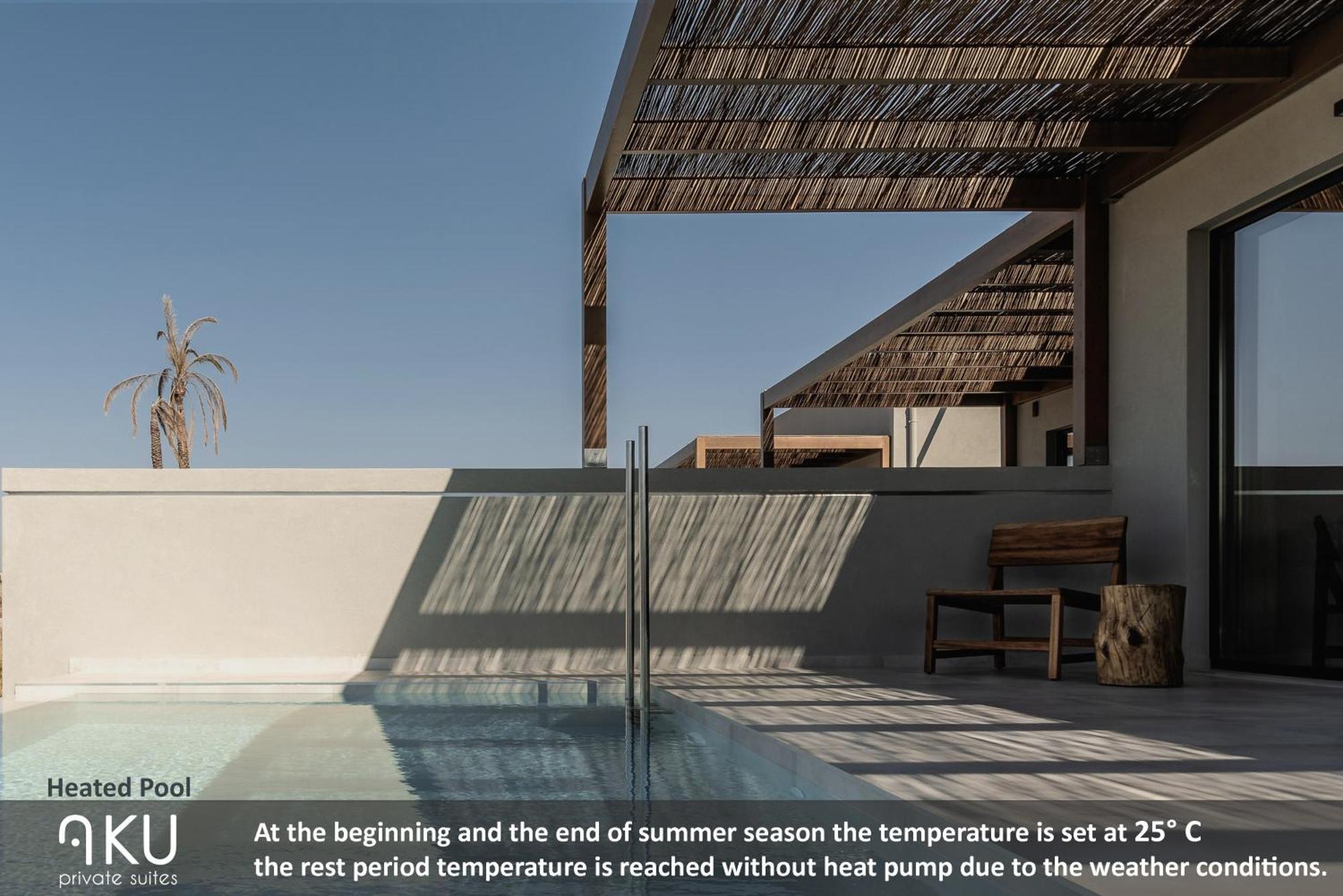 Aku Suites With Private Pools Stalida Quarto foto